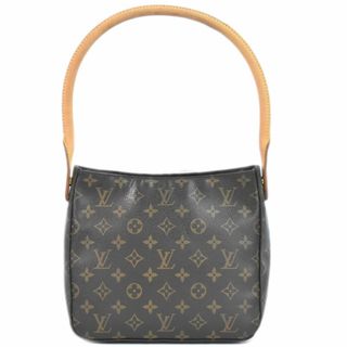 ルイヴィトン(LOUIS VUITTON)の本物 ルイヴィトン LOUIS VUITTON LV ルーピング MM モノグラム ショルダーバッグ ハンドバッグ ブラウン M51146 Looping ビトン バッグ 中古(ハンドバッグ)