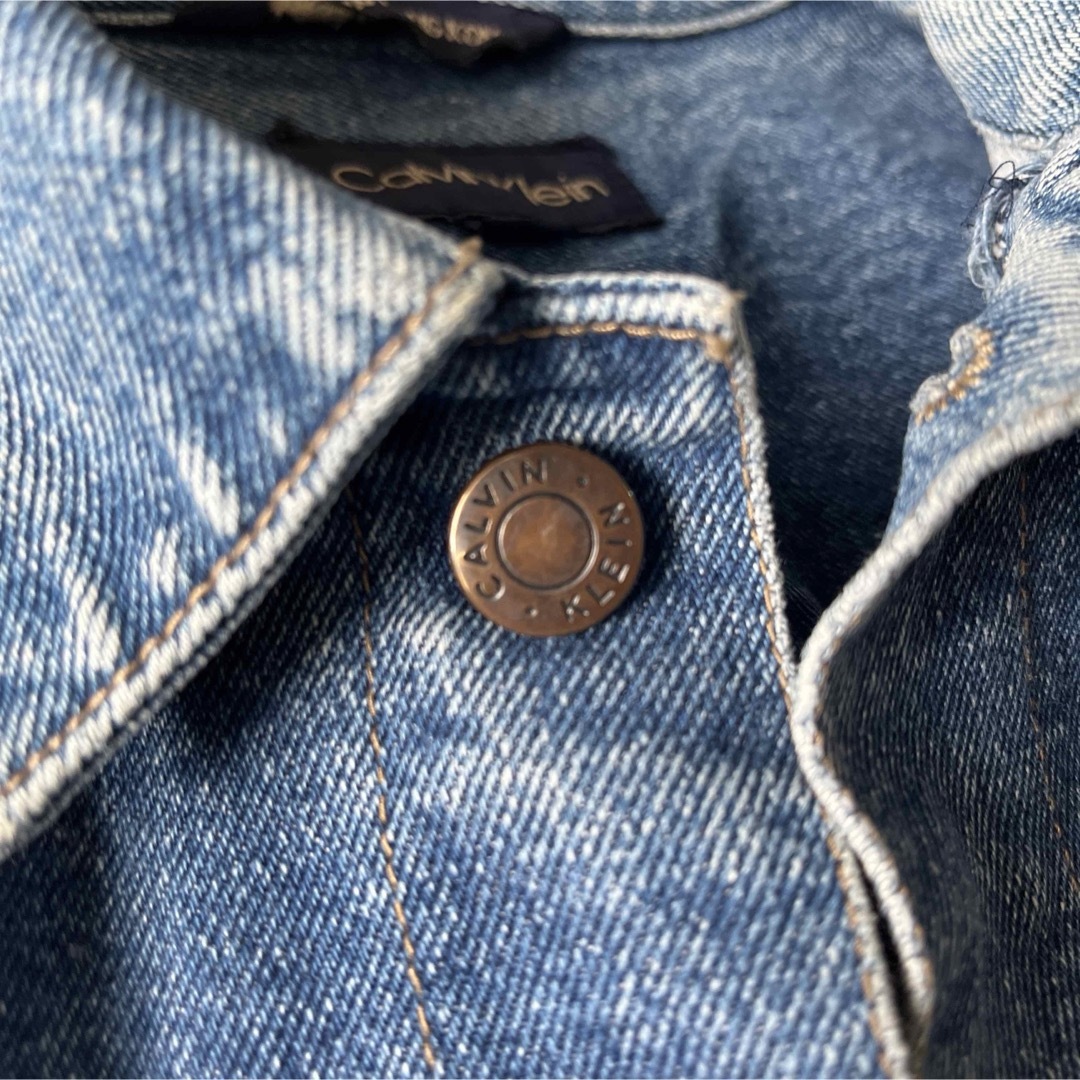 Calvin Klein(カルバンクライン)の【美品】カルバンクライン US古着 デニムジャケット Gジャン メンズのジャケット/アウター(Gジャン/デニムジャケット)の商品写真