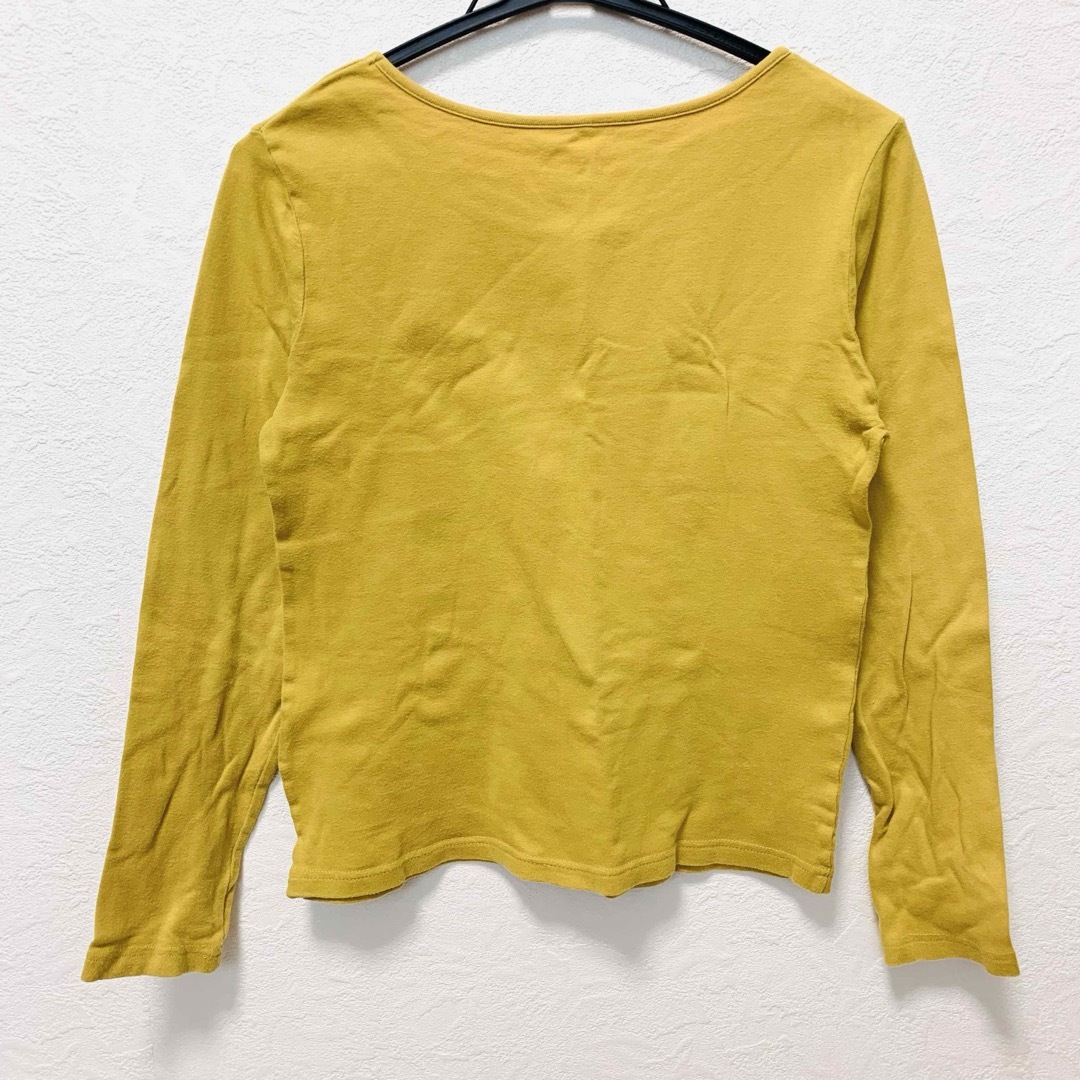長袖　カットソー　インナー　ロンT 無地　シンプル レディースのトップス(Tシャツ(長袖/七分))の商品写真