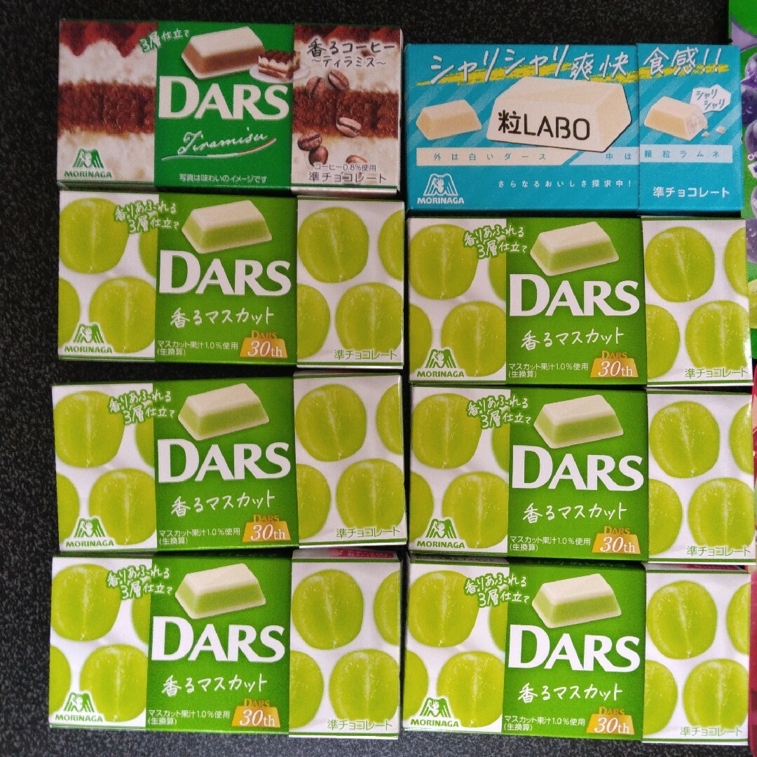 森永製菓(モリナガセイカ)のメントスDUO２種とDARS４種本日限定値下げセール⭕送料無料 食品/飲料/酒の食品(菓子/デザート)の商品写真