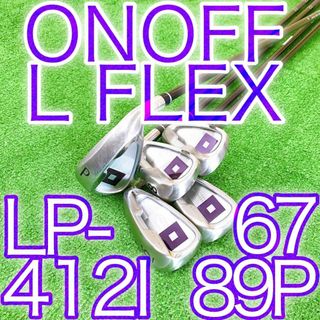 オノフ(Onoff)のキ53★オノフレディースアイアン5本セット ONOFF LP-412I 純正L(クラブ)