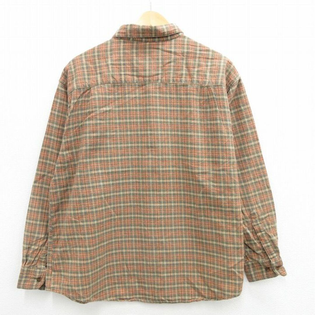 WOOLRICH(ウールリッチ)の古着 ウールリッチ WOOLRICH 長袖 フランネル シャツ レディース 大きいサイズ 茶他 ブラウン チェック 23nov07 中古 ブラウス トップス レディースのトップス(ポロシャツ)の商品写真