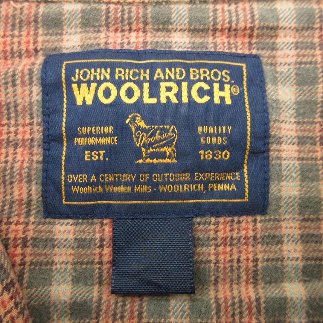 WOOLRICH(ウールリッチ)の古着 ウールリッチ WOOLRICH 長袖 フランネル シャツ レディース 大きいサイズ 茶他 ブラウン チェック 23nov07 中古 ブラウス トップス レディースのトップス(ポロシャツ)の商品写真