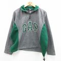 L★古着 ギャップ GAP 長袖 ハーフジップ フリース ジャケット メンズ …