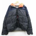 XL★古着 ノーティカ NAUTICA 長袖 ブランド ナイロン ダウン ジャ…