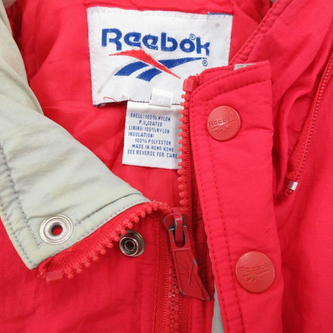 Reebok - L☆古着 リーボック REEBOK 長袖 ナイロン ジャケット Reebok - L☆古着 リーボック REEBOK 長袖 ナイロン ジャケット