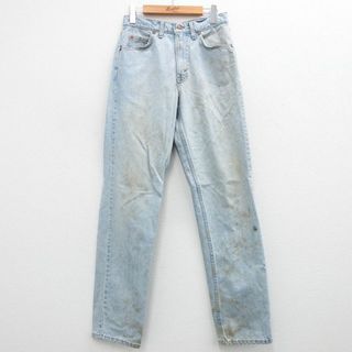 リーバイス(Levi's)のW29★古着 ジーンズ Levis リーバイス 550 メンズ 90年代 90s コットン USA製 紺 ネイビー デニム 23nov07 中古 ボトムス ジーパン Gパン ロング パンツ(ワークパンツ/カーゴパンツ)