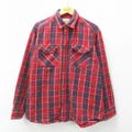 XL★古着 ウールリッチ WOOLRICH 長袖 ヘビー フランネル シャツ …