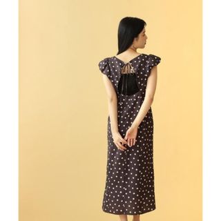 JILL by JILLSTUART - JILL by JILL STUARTブラッシュポルカドットワンピース♡ブラック