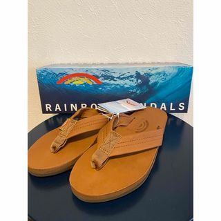 レインボーサンダル(RAINBOW SANDALS)の【新品】レンボーサンダル　クラシックレザー（ダブルミッドソール）　Sサイズ(サンダル)