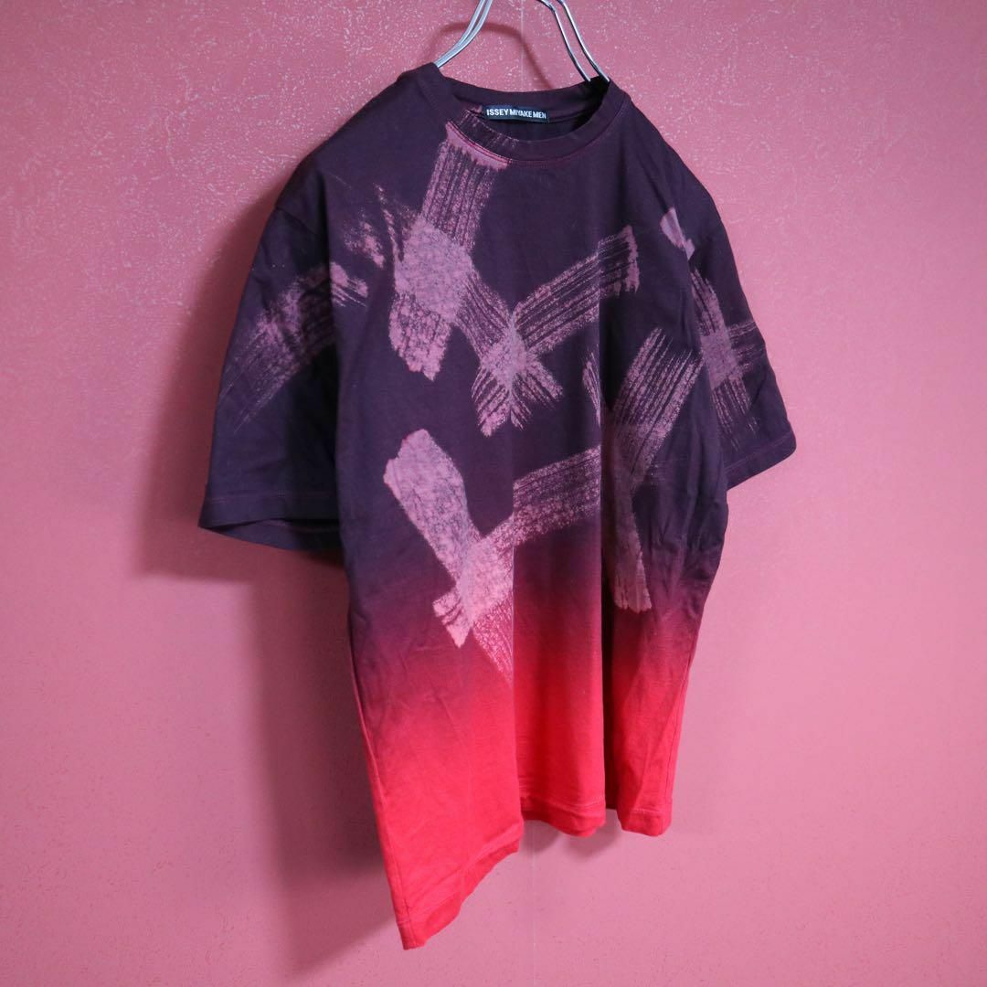 ISSEY MIYAKE(イッセイミヤケ)の【極希少】ISSEY MIYAKE MEN 染め加工 グラデーション Tシャツ メンズのトップス(Tシャツ/カットソー(半袖/袖なし))の商品写真