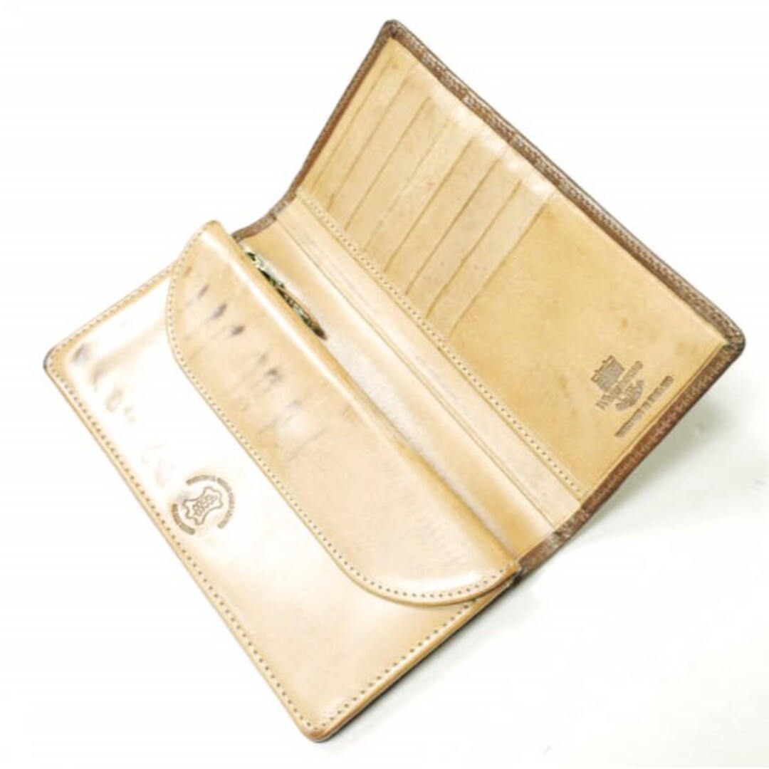 WHITEHOUSE COX(ホワイトハウスコックス)のWhitehouse Cox ホワイトハウスコックス イギリス製 S8819 LONG WALLET / VINTAGE 2TONE ヴィンテージブライドルレザー 二つ折り長財布 ブラウン ロングウォレット【中古】【Whitehouse Cox】 メンズのファッション小物(長財布)の商品写真