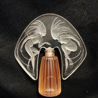 希少　LALIQUE★ラリックヴィンテージミニ香水　水の精オンディーヌ