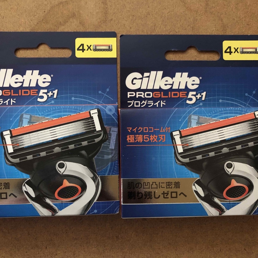 Gillette(ジレット)のジレット プログライド 5＋1 替刃4個入 ２箱 コスメ/美容のシェービング(カミソリ)の商品写真