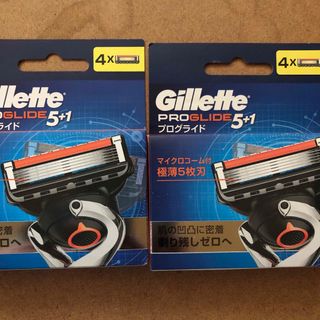 ジレット(Gillette)のジレット プログライド 5＋1 替刃4個入 ２箱(カミソリ)