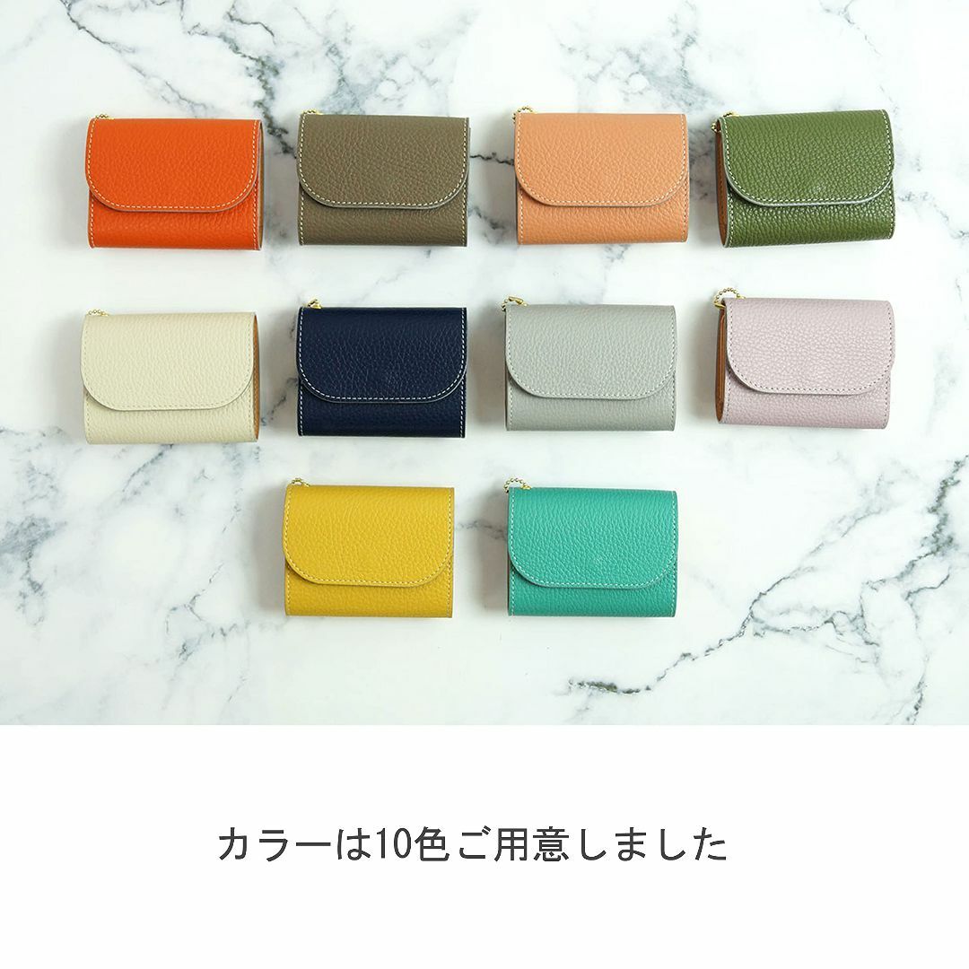 【色: グレー】[COTOCUL] コトカル ミニ財布 本革 イタリアンレザー  メンズのバッグ(その他)の商品写真