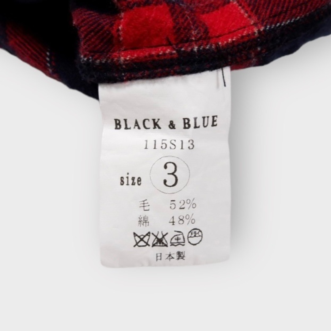BLACK&BLUE(ブラックアンドブルー)のBLACK&BLUE【Check Pullover】 メンズのトップス(シャツ)の商品写真