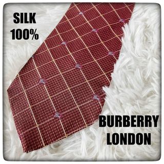 バーバリー(BURBERRY)のBURBERRY LONDON シルク100% ネクタイ(ネクタイ)