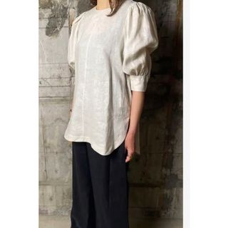 ハイク(HYKE)のハイク23SS HYKE LINEN BALLOON SLEEVE BLOUSE(シャツ/ブラウス(半袖/袖なし))