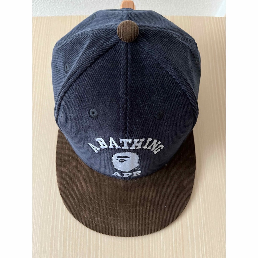 A BATHING APE(アベイシングエイプ)の極美品！BAPE コーデュロイ　スナップバックキャップ メンズの帽子(キャップ)の商品写真