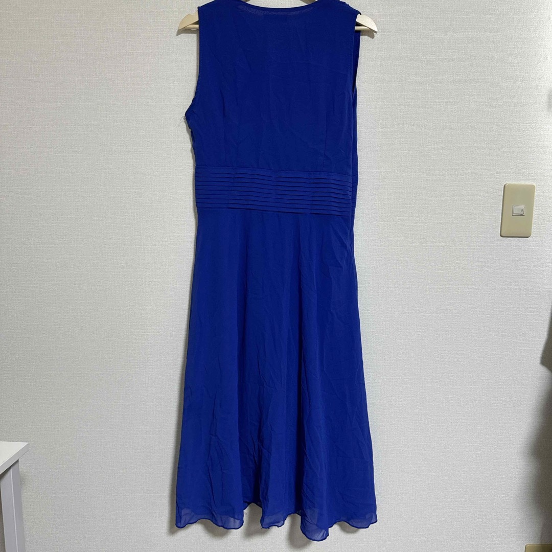 ブルー ワンピース ドレス レディースのワンピース(ロングワンピース/マキシワンピース)の商品写真