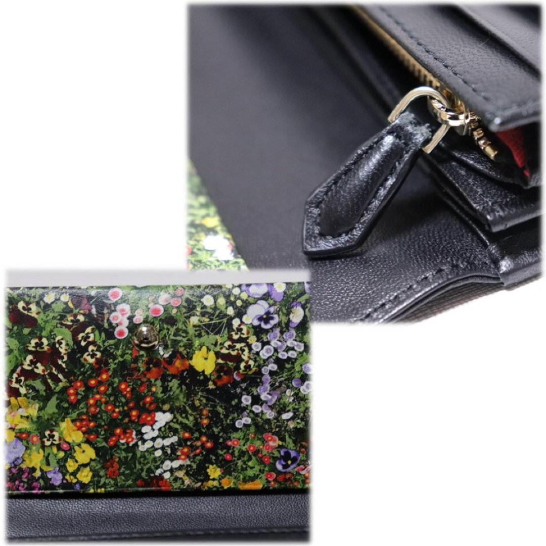 Paul Smith(ポールスミス)の《ポールスミス》箱付新品 ポケット多数 花柄 レザーかぶせ式長財布 ウォレット レディースのファッション小物(財布)の商品写真