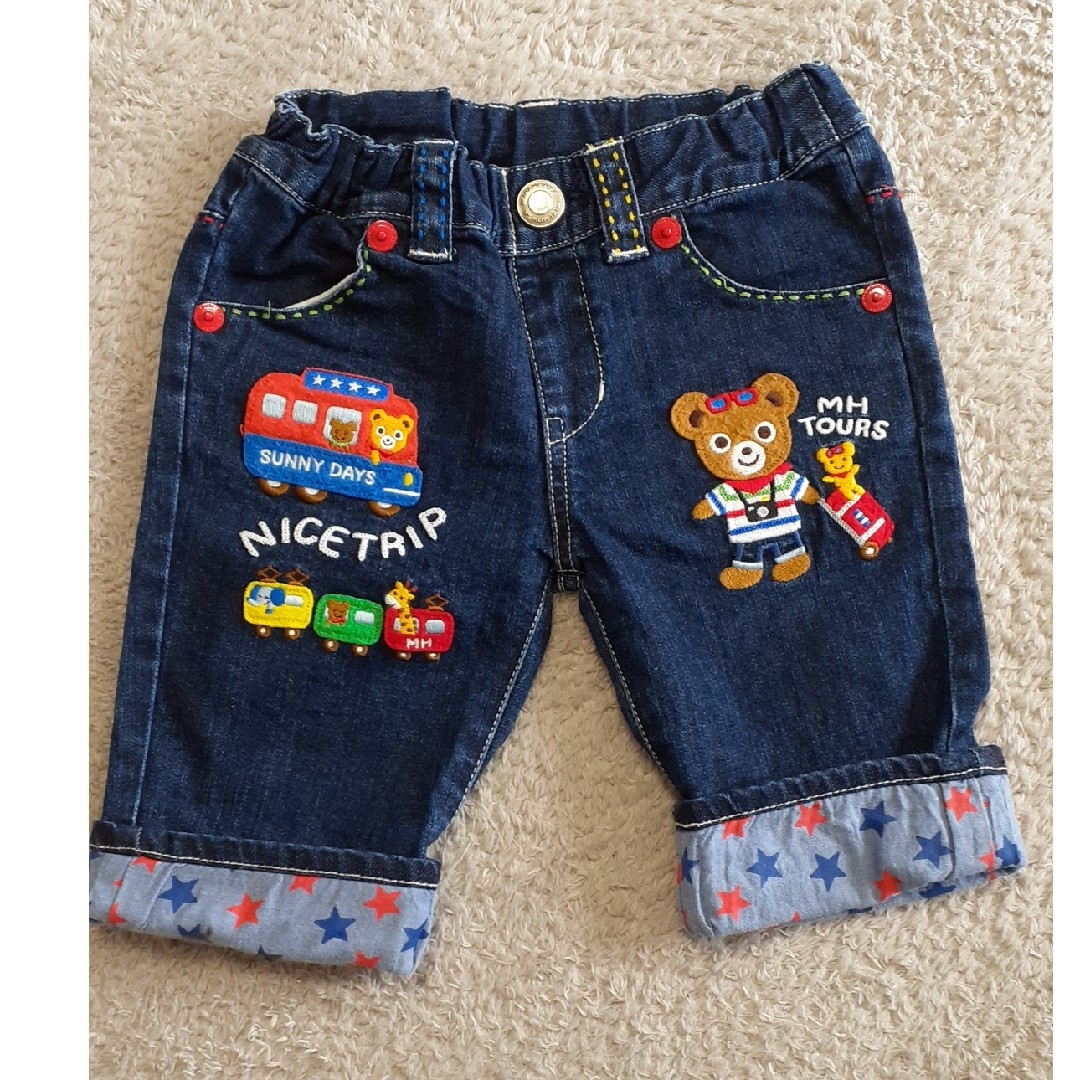 mikihouse(ミキハウス)のミキハウス　プッチー　ハーフパンツ　100 キッズ/ベビー/マタニティのキッズ服男の子用(90cm~)(パンツ/スパッツ)の商品写真