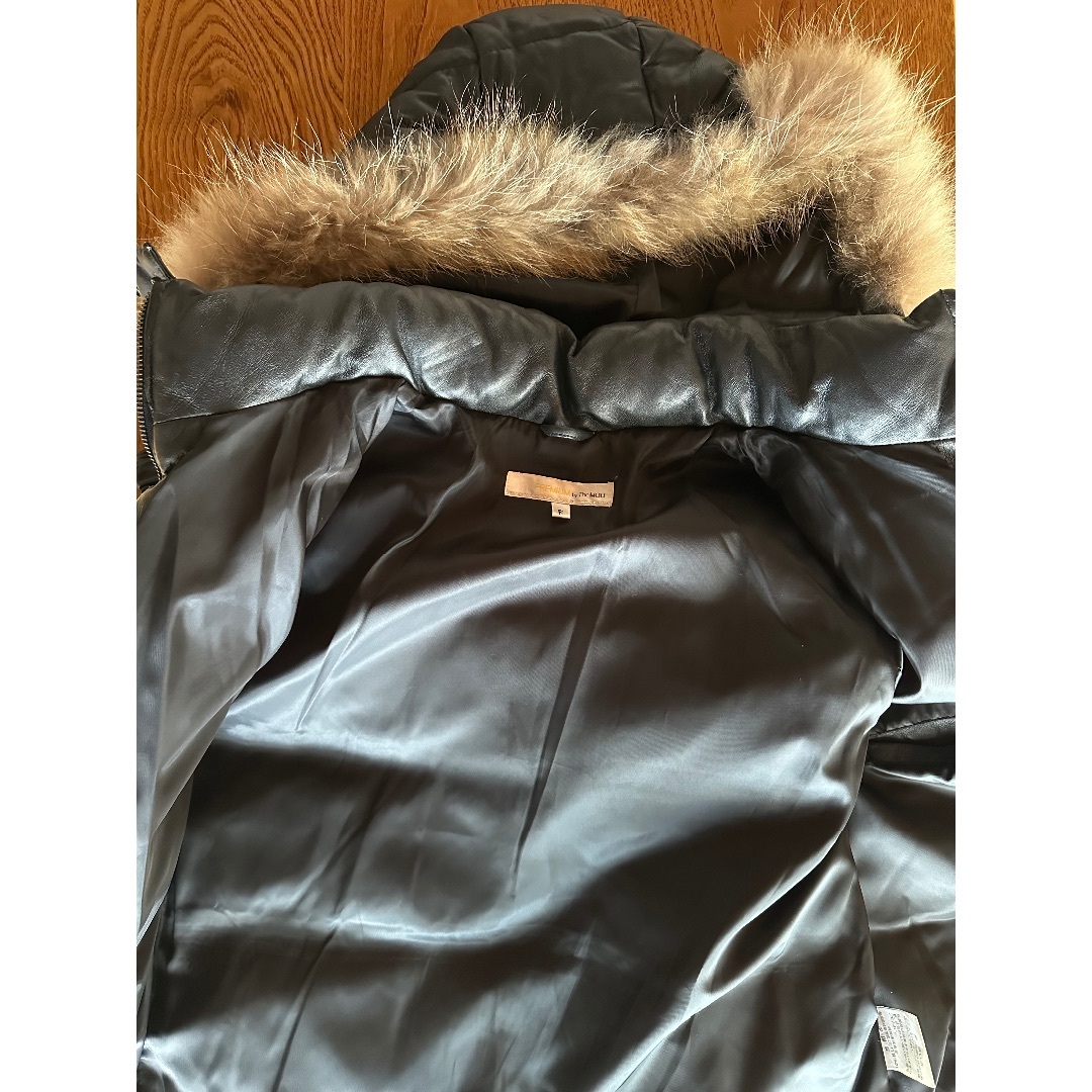 ラムレザー　ダウンジャケット　羊革　革ジャン　Mサイズ相当 メンズのジャケット/アウター(ダウンジャケット)の商品写真