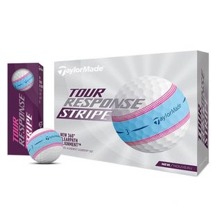 テーラーメイド(TaylorMade)のTOUR RESPONSE STRIPE (ブルー/ピンク) テーラーメイド(その他)