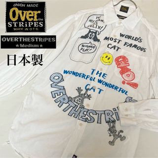 OVER THE STRiPES FELIX Yシャツ 長袖シャツ コラボシャツ