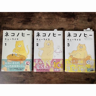 カドカワショテン(角川書店)のネコノヒー3巻セット(4コマ漫画)
