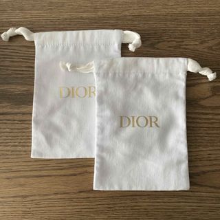 Dior - ディオール　巾着ポーチ 2枚セット　ホリデー