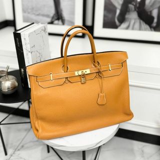 エルメス(Hermes)の美品 HERMES エルメス バーキン40 フィヨルド(ハンドバッグ)