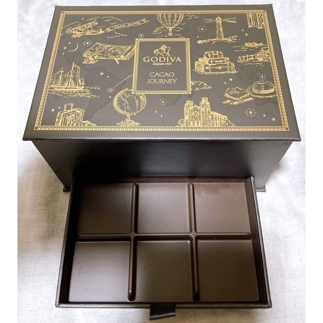 GODIVA - ゴディバ カカオジャーニーグランプラス 空箱 GODIVA GODIVA - ゴディバ カカオジャーニーグランプラス 空箱 GODIVA
