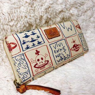 Vivienne Westwood - ヴィヴィアンウエストウッド 長財布 OLD FLASH オーブ ラウンドジップ