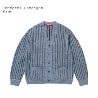 Supreme Confetti Cardigan "Slate"