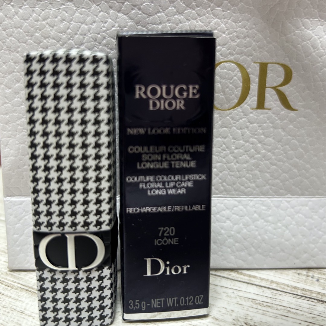 Dior(ディオール)のルージュ　ディオール限定千鳥柄 コスメ/美容のベースメイク/化粧品(口紅)の商品写真