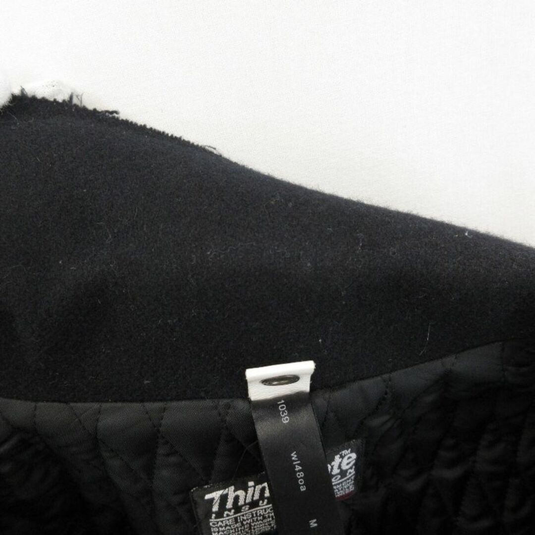 ダブルジェイケイ スタンドカラー Pコート 袖レザー 71008985 メンズのジャケット/アウター(ピーコート)の商品写真