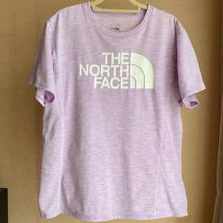 ザノースフェイス(THE NORTH FACE)のノースフェイス　ロゴTシャツ薄紫Mサイズ(Tシャツ(半袖/袖なし))