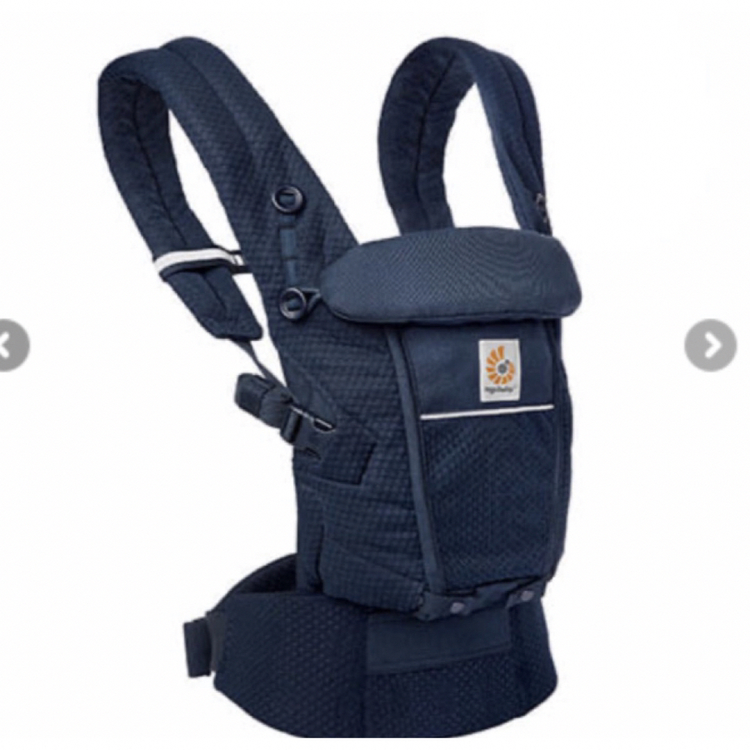 Ergobaby(エルゴベビー)のエルゴベビー ADAPT クールエア　ディープブルー キッズ/ベビー/マタニティの外出/移動用品(抱っこひも/おんぶひも)の商品写真