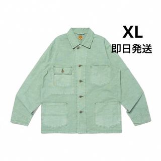 ヒューマンメイド(HUMAN MADE)のGARMENT DYED COVERALL JACKET XLサイズ(Gジャン/デニムジャケット)