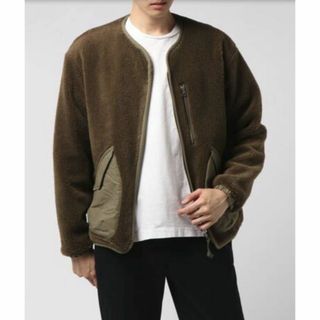 BEAUTY&YOUTH UNITED ARROWS - 75%OFF BEAUTY&YOUTH ボア ノーカラー ブルゾン 