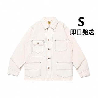 ヒューマンメイド(HUMAN MADE)のGARMENT DYED COVERALL JACKET Sサイズ(Gジャン/デニムジャケット)