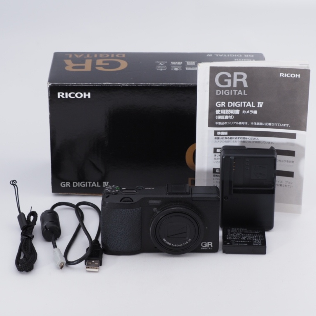 RICOH(リコー)の【ジャンク品】RICOH リコー コンパクトデジタルカメラ GR DIGITAL IV 175720 #9349 スマホ/家電/カメラのカメラ(コンパクトデジタルカメラ)の商品写真