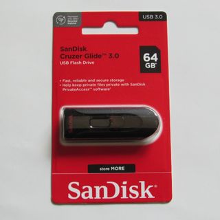 サンディスク(SanDisk)の64GB USB3.0メモリー★サンディスク  SanDisk ★海外パッケージ(PC周辺機器)