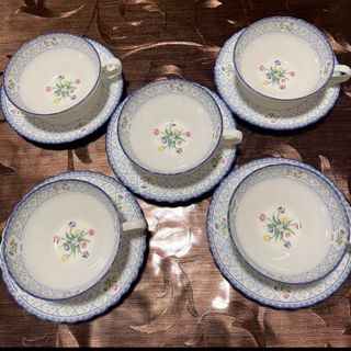 ノリタケ(Noritake)のノリタケ　オランジュリー　カップ&ソーサー5客セット(食器)