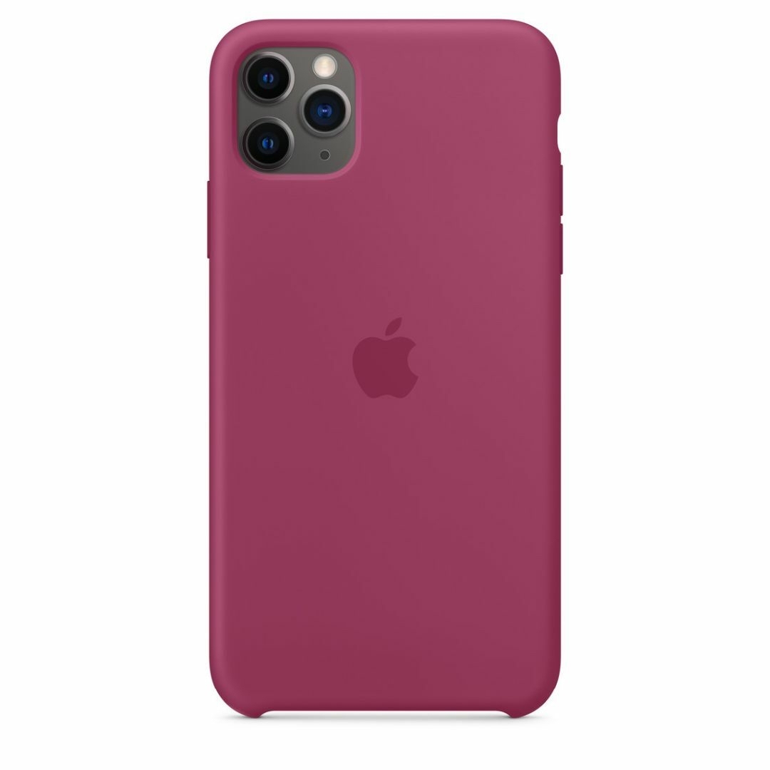 Apple(アップル)の新品Apple純正iPhone11 Pro Maxシリコンケース ポメグラネット スマホ/家電/カメラのスマホアクセサリー(iPhoneケース)の商品写真