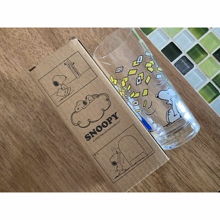 スヌーピー(SNOOPY)の【新品未開封】スヌーピー ガラス製グラス(グラス/カップ)