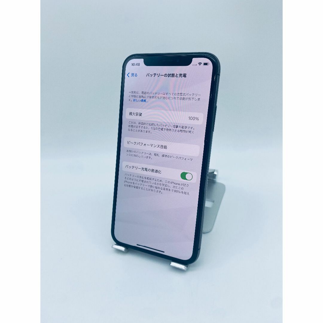 066 iPhoneXS 256GB スペースグレイ/新品バッテリー/シムフリー スマホ/家電/カメラのスマートフォン/携帯電話(スマートフォン本体)の商品写真