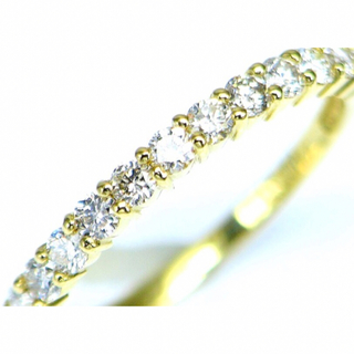 0.50ct　良質天然ダイヤモンド　K18 エタニティリング(リング(指輪))